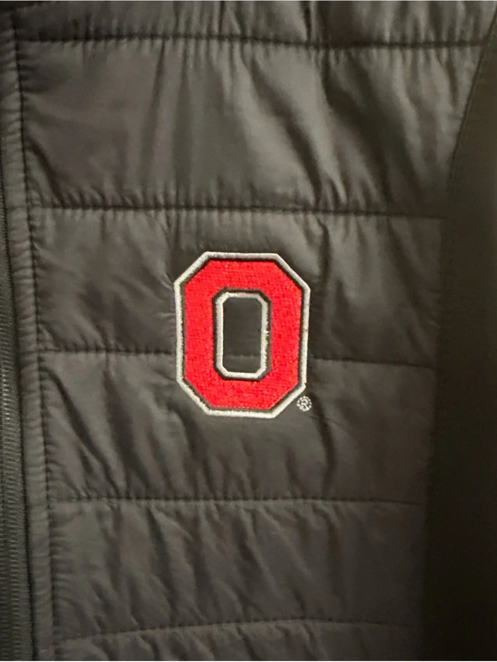 Ohio State Buckeyes Collegiate Academia Jacket Full Zip Lightweight Size Large